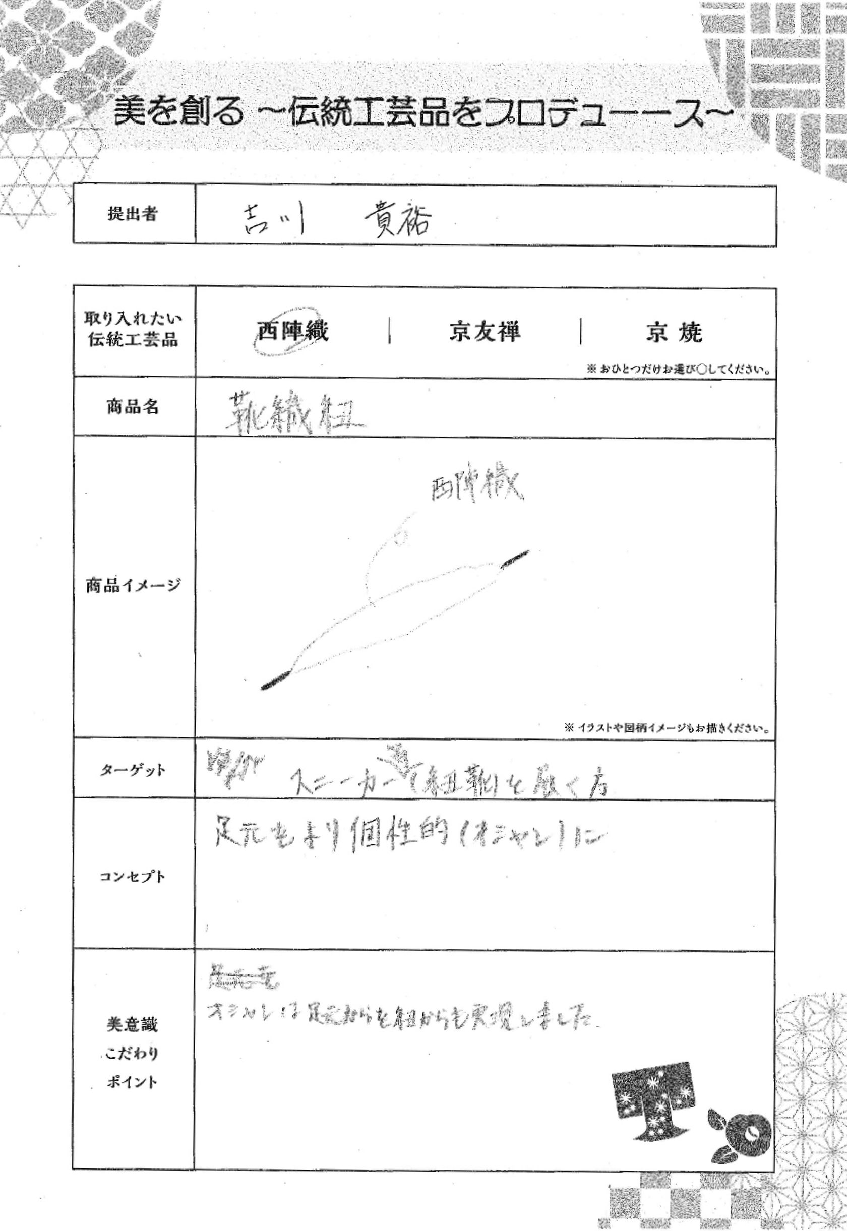 ４月例会～文化の伝承に関する事業～ 第三部ワークショップ　『講師が選んだ最優秀商品案』が決定！！