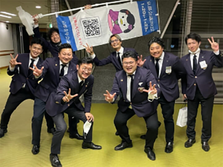 様々な縁を通して、正会員数名から熱心に誘っていただき、忌憚なく京都JCについて話していただいたことがきっかけでした。入会を悩んでいると、以前からお世話になっている方が先輩であること判明する等、後押しする出来事が続き、入会申し込みを決めました。